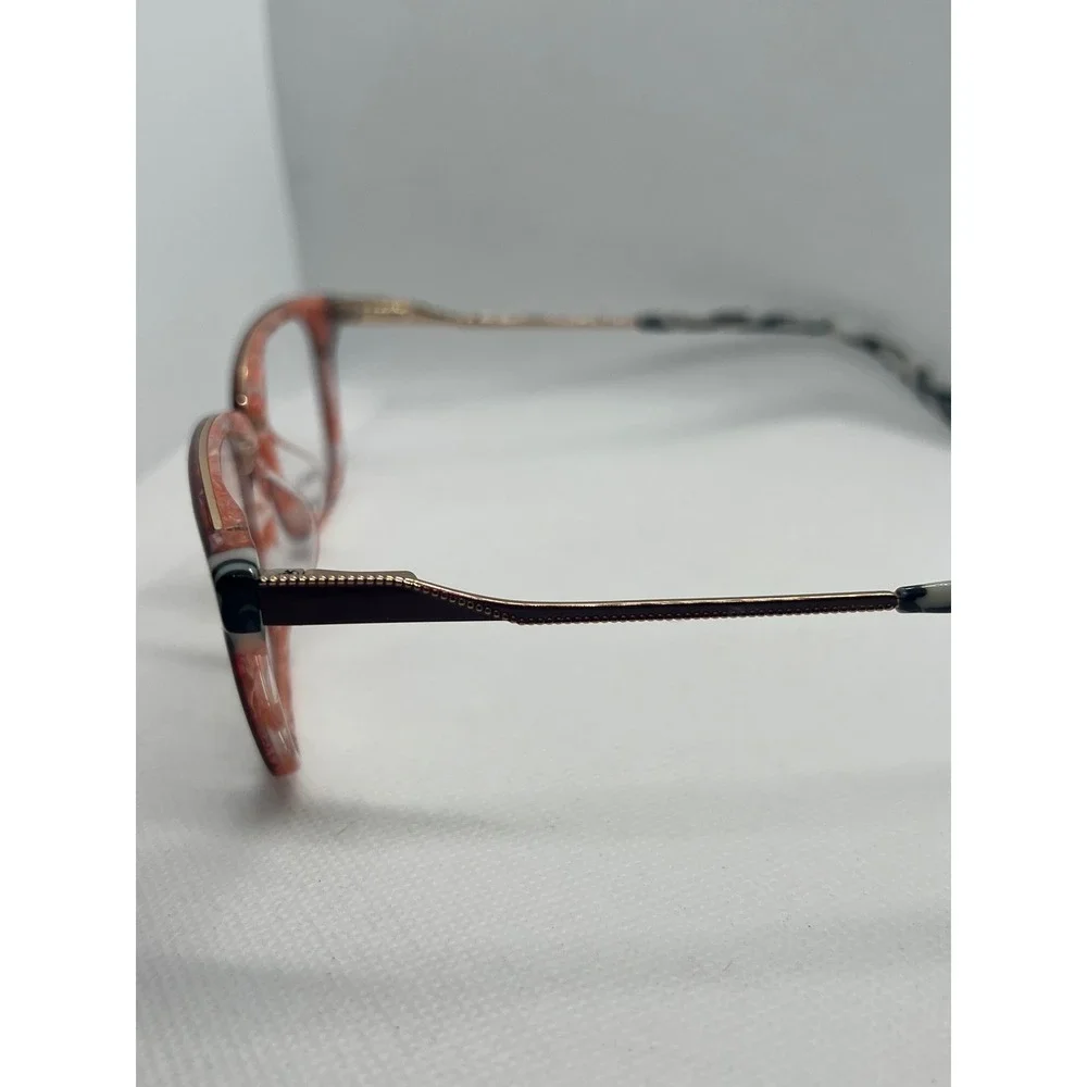 Glemaud‎ x Tura Designer Eyeglasses Frames Burgundy Gold Unique